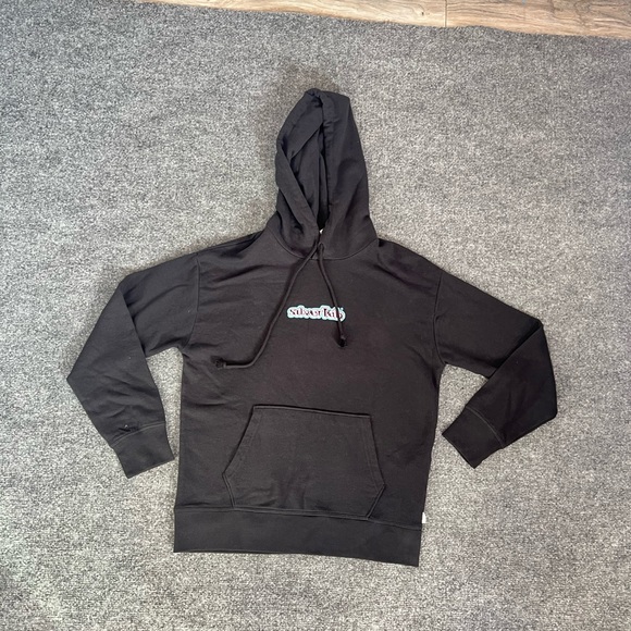 Levis Hoodie Silvertab Black Hoodie Mens Retro Levis Small - Picture 4 of 14